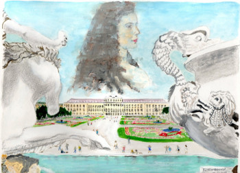 Œuvre contemporaine nommée « Vienne : Schonbrunn et Sissi. », Réalisée par FRANCIS MICHOT