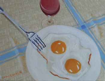Œuvre contemporaine nommée « french breakfast. », Réalisée par STINCKWICH