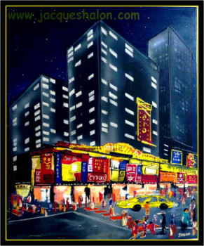 Œuvre contemporaine nommée « SHOPPING IN NEW YORK », Réalisée par JACQUES HALON