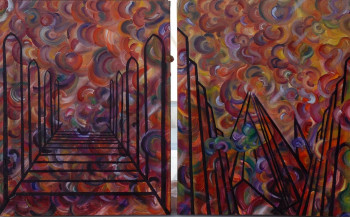 Œuvre contemporaine nommée « Passage (2009) », Réalisée par BELLEC MICHELLE