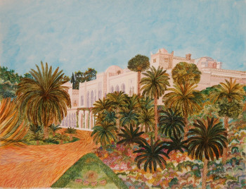 Œuvre contemporaine nommée « Palais d'Eté (ALGER) », Réalisée par AFFIF CHERFAOUI