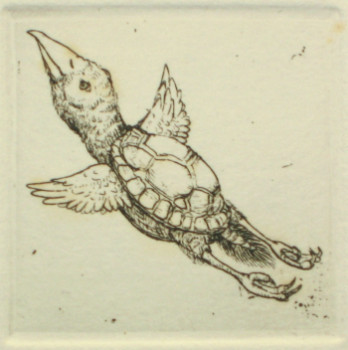 Œuvre contemporaine nommée « Tortoiseau », Réalisée par YOSHIO NOZAWA