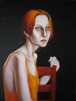 Œuvre contemporaine nommée « La femme rousse », Réalisée par JEAN-FRANçOIS COSTE