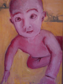 Œuvre contemporaine nommée « Bébé rose », Réalisée par VINCENT GABIN