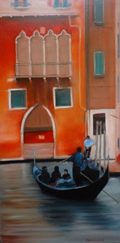 Œuvre contemporaine nommée « Canal de Venise », Réalisée par VINCENT GOSSELIN