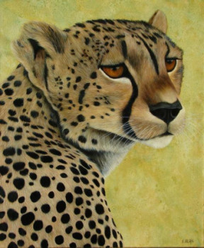 Œuvre contemporaine nommée « Guepard », Réalisée par ELIZABETH BLAIN