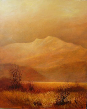 Œuvre contemporaine nommée « la montagne sacrée », Réalisée par YVES OGIER