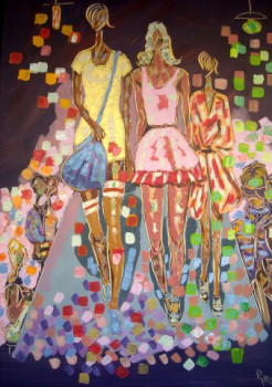 Œuvre contemporaine nommée « Fashion 02 », Réalisée par RAMI