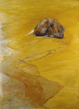 Œuvre contemporaine nommée « la marée basse », Réalisée par MAGDA