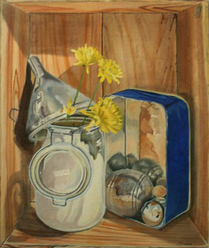 Œuvre contemporaine nommée « Des billes metals », Réalisée par CHRISTIAN MONNERIE