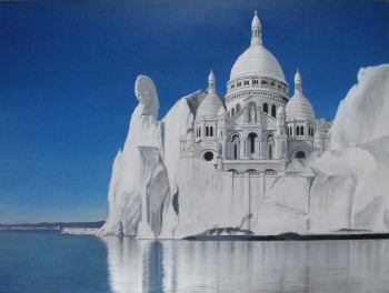 Œuvre contemporaine nommée « sacré coeur », Réalisée par FRéDéRIC ANDRES