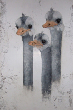 Œuvre contemporaine nommée « les piplettes », Réalisée par BRIGITTE MORISSON