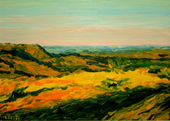 Œuvre contemporaine nommée « Savanes, région de Mahajunga », Réalisée par ALFREDO