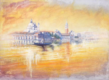 Œuvre contemporaine nommée « Lumière de Venise 1 », Réalisée par CARMEN JUAREZ MEDINA