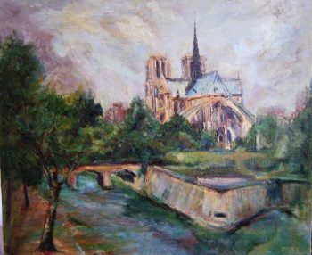 Œuvre contemporaine nommée « Notre Dame de Paris », Réalisée par FLAVIEN SEMPéRé