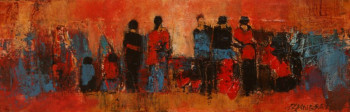 Œuvre contemporaine nommée « le monde de Chun », Réalisée par CHANTAL LONGEON