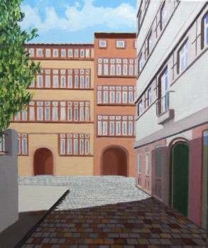 Œuvre contemporaine nommée « Lyon Saint Jean I », Réalisée par STINCKWICH