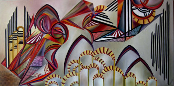 Œuvre contemporaine nommée « Cordoba », Réalisée par BELLEC MICHELLE