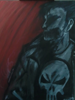 Œuvre contemporaine nommée « The punisher », Réalisée par KNOT