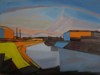 Œuvre contemporaine nommée « le canal », Réalisée par LAURENT CORBIN