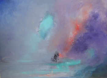 Œuvre contemporaine nommée « Une trouée dansle ciel », Réalisée par TCHARTILOGLOU FRANCOISE