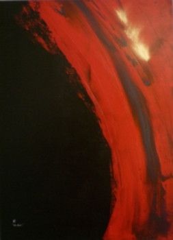 Œuvre contemporaine nommée « Red Horse! », Réalisée par DIANE RAUSCHER-KENNEDY