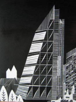 Œuvre contemporaine nommée « Leadenhall_Building », Réalisée par FABIE