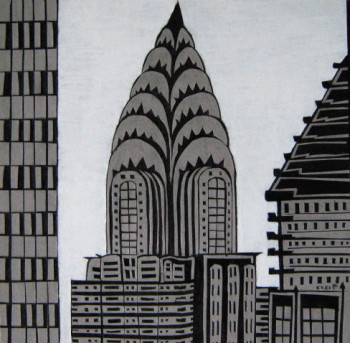 Œuvre contemporaine nommée « Chrysler_building », Réalisée par FABIE