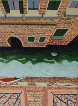 Œuvre contemporaine nommée « Venise IV », Réalisée par STINCKWICH