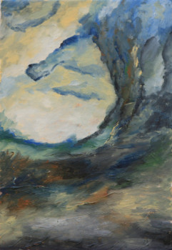 Œuvre contemporaine nommée « Grotte forestiere », Réalisée par REIJA FELDMANN