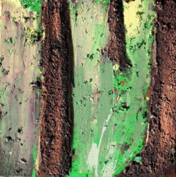 Œuvre contemporaine nommée « foret 53 », Réalisée par AQUARELLUS