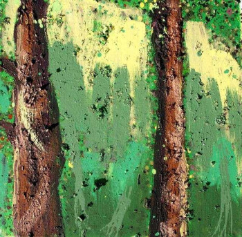 Œuvre contemporaine nommée « foret 54 », Réalisée par AQUARELLUS