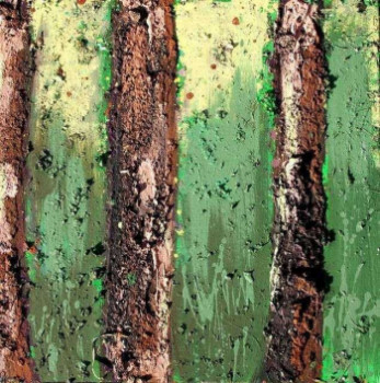 Œuvre contemporaine nommée « foret 57 », Réalisée par AQUARELLUS