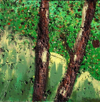 Œuvre contemporaine nommée « foret 59 », Réalisée par AQUARELLUS