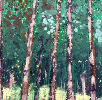 Œuvre contemporaine nommée « foret83 », Réalisée par AQUARELLUS