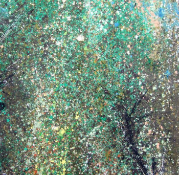 Œuvre contemporaine nommée « foret 134 », Réalisée par AQUARELLUS