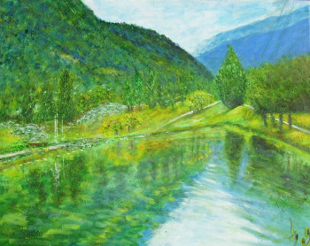 Œuvre contemporaine nommée « La vallée de la Tarentaise, I. », Réalisée par NADIA VIGUIER
