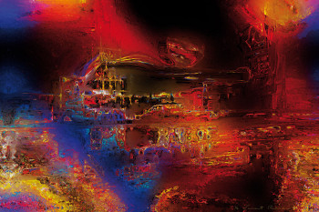 Œuvre contemporaine nommée « Pandemic area », Réalisée par VINCENT ROZIèRE