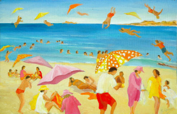 Œuvre contemporaine nommée « Cabo de Palos rêve N°2 », Réalisée par PHILIPPE LE MONIES DE SAGAZAN