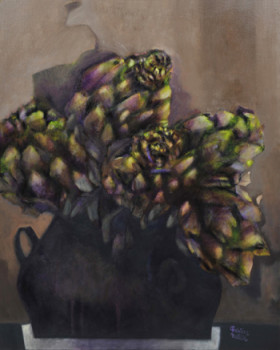 Œuvre contemporaine nommée « Un bouquet d'artichaut », Réalisée par CHRISTINE MULLER