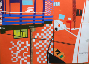 Œuvre contemporaine nommée « circulation », Réalisée par BEOM SOO KIM