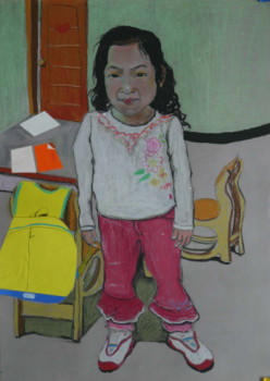 Œuvre contemporaine nommée « Technique mixte 1701 », Réalisée par BEOM SOO KIM