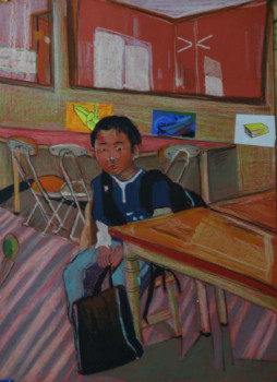 Œuvre contemporaine nommée « Technique mixte 1705 », Réalisée par BEOM SOO KIM