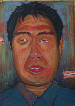 Œuvre contemporaine nommée « Technique mixte 1706 », Réalisée par BEOM SOO KIM
