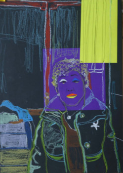Œuvre contemporaine nommée « Technique mixte 1708 », Réalisée par BEOM SOO KIM