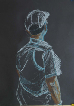 Œuvre contemporaine nommée « Technique mixte 1713 », Réalisée par BEOM SOO KIM