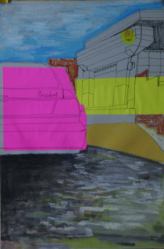Œuvre contemporaine nommée « Technique mixte 1715 », Réalisée par BEOM SOO KIM