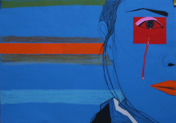 Œuvre contemporaine nommée « Technique mixte 1716 », Réalisée par BEOM SOO KIM