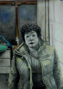 Œuvre contemporaine nommée « Technique mixte 1720 », Réalisée par BEOM SOO KIM