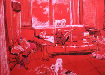 Œuvre contemporaine nommée « l'été », Réalisée par BEOM SOO KIM